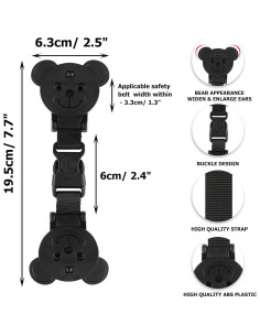 Clip de Seguridad para Bebé QOPAHI Oso - Paquete de 2 2