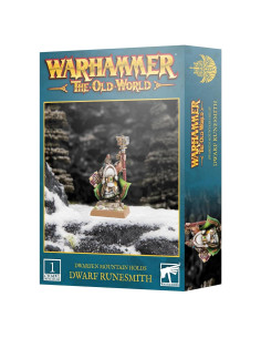 Miniatura Dwarf Runesmith Games Workshop 25mm para Warhammer