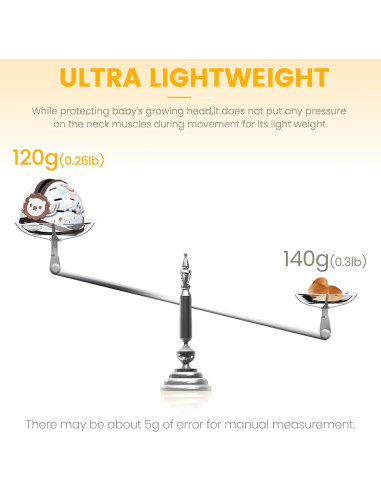 Casco de Seguridad para Bebés Orzbow León Marrón Ajustable