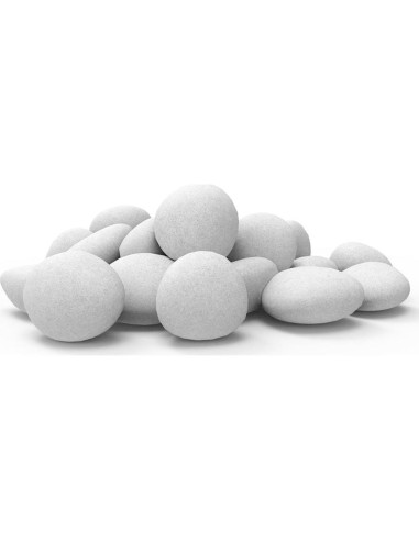 24 Piedras Cerámicas Hmleaf para Chimeneas y Fogatas