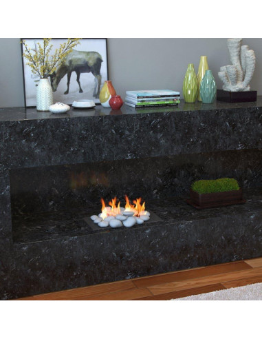 24 Piedras Cerámicas Hmleaf para Chimeneas y Fogatas