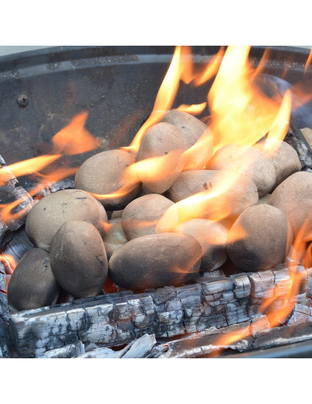 Piedras Cerámicas Stanbroil 24 Piezas Beige para Chimeneas