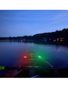 4 Luces LED de Navegación Amzonly para Kayak y Barco 2