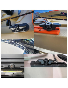 Cleat de Anclaje MIZUGIWA para Kayak 9.73 cm 2 PCS 2