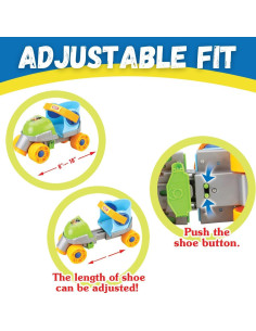 Patines Cuádrupes Liberty Imports Ajustables para Niños 2