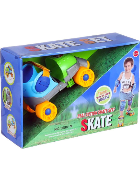 Patines Cuádrupes Liberty Imports Ajustables para Niños