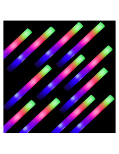 Bastones LED Brillantes UODBUYO 192 PCS para Fiestas