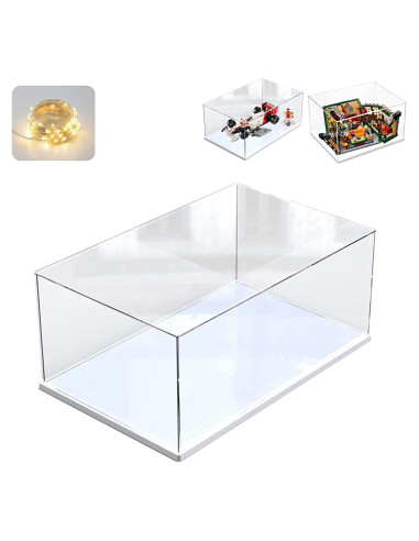 Caja Acrílica Transparente ELEpure 35x25x15 cm con Luz