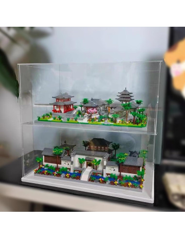 Caja Acrílica Transparente ELEpure 35x25x15 cm con Luz