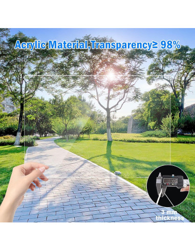 Caja Acrílica Transparente ELEpure 35x25x15 cm con Luz