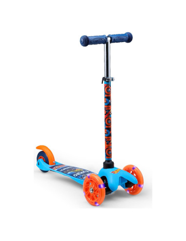 Scooter Autobalanceado Voyager Hot Wheels 3 Ruedas Iluminadas