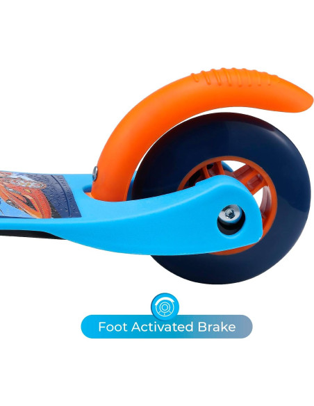 Scooter Autobalanceado Voyager Hot Wheels 3 Ruedas Iluminadas