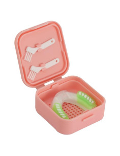 Estuche para Retenedores Jumblex 2 en 1 Rosa Silicona