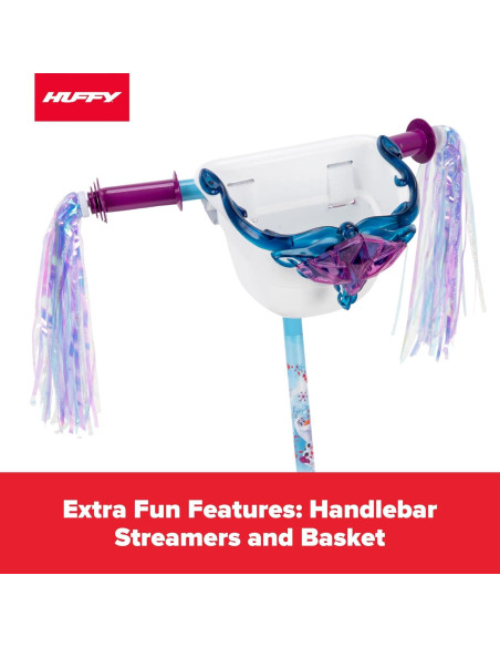 Scooter Huffy Frozen 2 para Niños 3+ Años, 3 Ruedas, Antideslizante