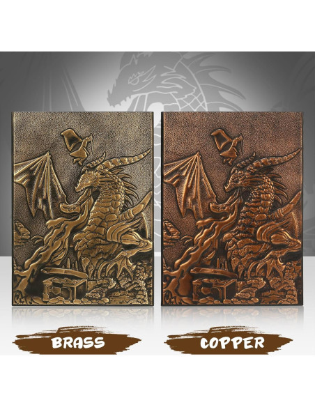 Pantalla DM SC 3D Cuero Sintético Dragón 4 Paneles Cobre