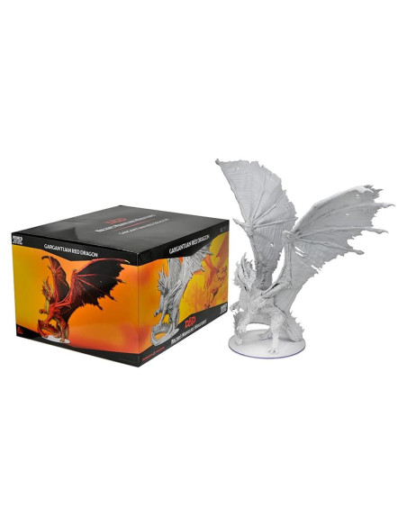 Miniatura Dragón Rojo Gargantuesco WizKids 45 cm sin pintar Miniatura Dragón Rojo Gargantuesco WizKids 45 cm sin pintar