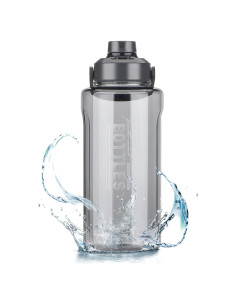 Botella de Agua Olerd 2L a Prueba de Fugas con Asa - Gris