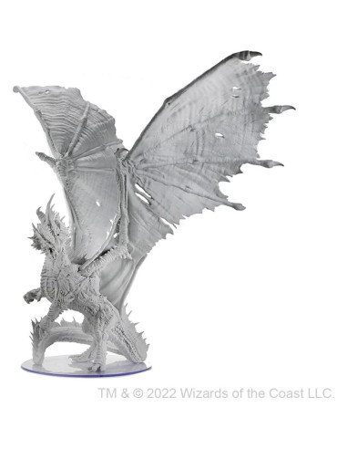 Miniatura Dragón Rojo Gargantuesco WizKids 45 cm sin pintar