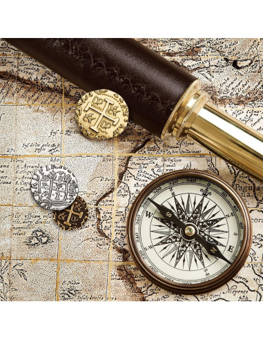 Conjunto de Monedas Pirata - 102 Monedas de Bronce, Plata y Oro