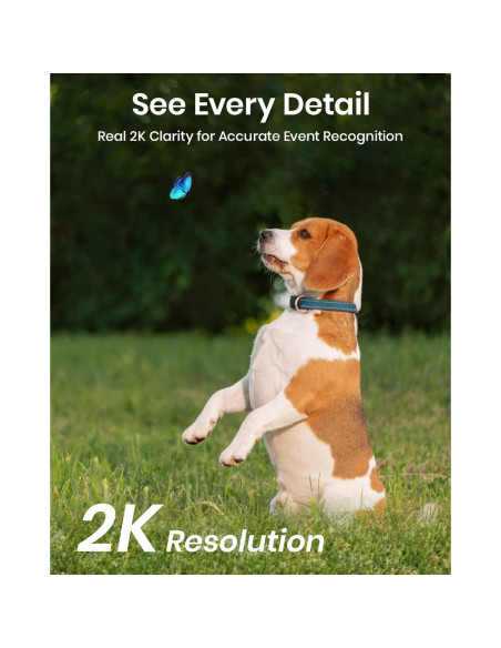 Cámaras de Seguridad AOSU Kit 4 Inalámbricas 2K Gran Angular