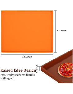 6PCS Tapetes de Silicona Oungy para Deshidratador 30x25cm 2