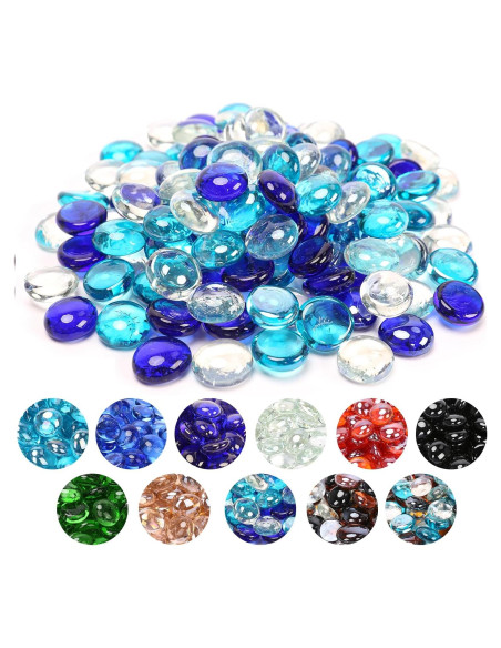 GRISUN 1.27 cm Bahama Blend Vidrio para Fogata 4.54 kg