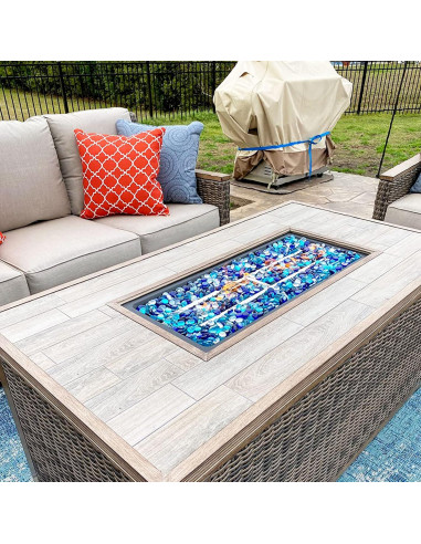 GRISUN 1.27 cm Bahama Blend Vidrio para Fogata 4.54 kg