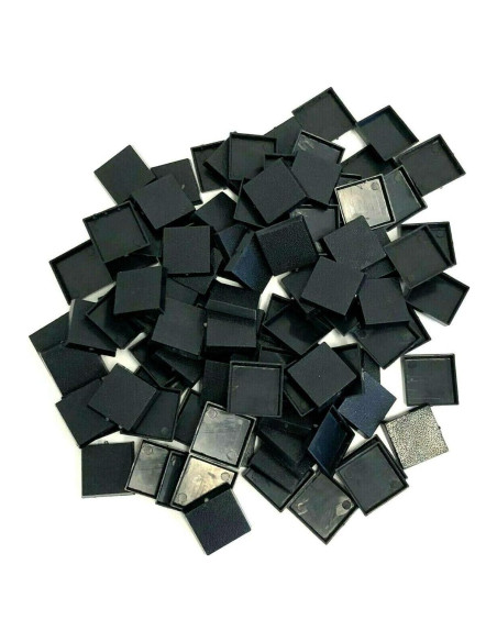 Lote de 100 bases cuadradas 25mm Warhammer Fantasy Lote de 100 bases cuadradas 25mm Warhammer Fantasy