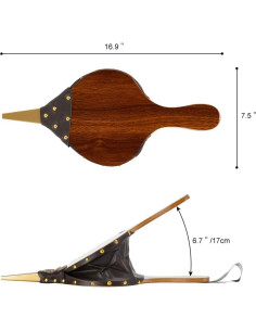 Soplador de Chimenea Kerykwan FB01K Madera 43x19 cm 2