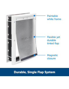 Puerta para Perros PetSafe Never Rust Mediana 18 kg Pintable 2