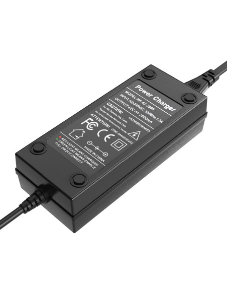 Cargador 42V 2A PowerFast para batería de 36V