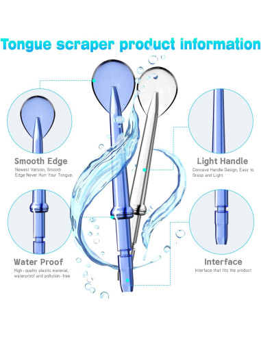 Puntas Limpiadoras de Lengua Waterpik - 3 Piezas Reemplazo