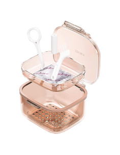 Estuche para Retenedores LOEVCC Naranja 8x8x6 cm