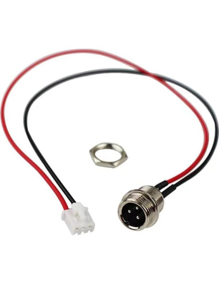 Puerto de Cargador LGEGE para Hoverboard 3 Patas 2 Cables