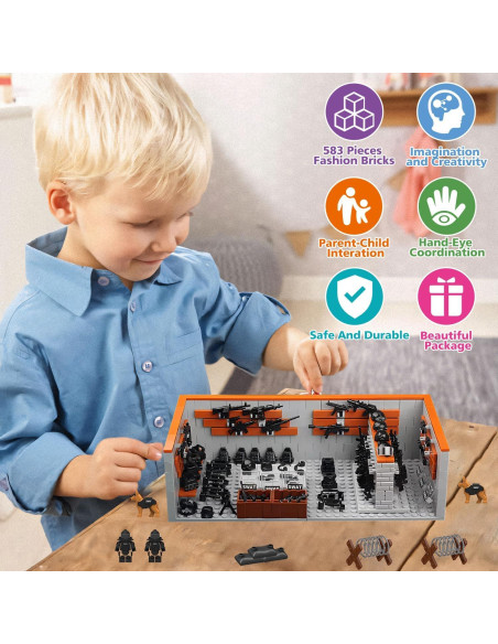 Set de Construcción Militar Lekaka 583 Piezas Kit SWAT