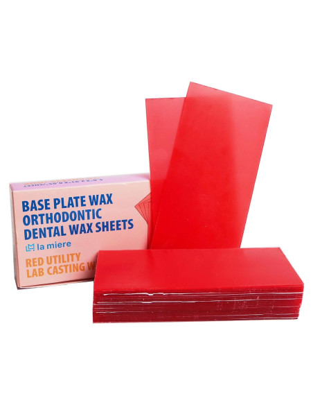 Cera de Base Dental LA MIERE 20PCS 270g Flexible y Resistente