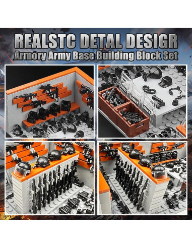 Set de Construcción Militar Lekaka 583 Piezas Kit SWAT