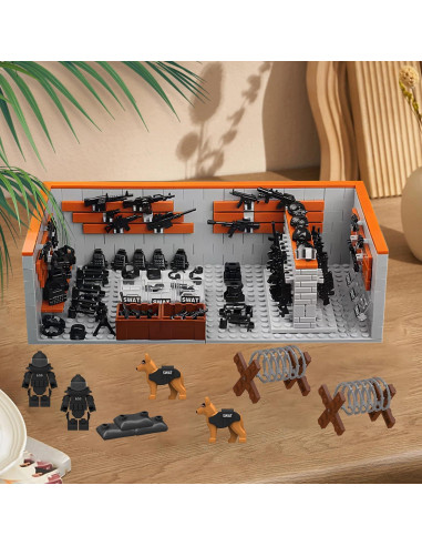 Set de Construcción Militar Lekaka 583 Piezas Kit SWAT