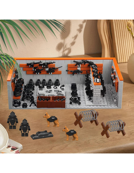 Set de Construcción Militar Lekaka 583 Piezas Kit SWAT