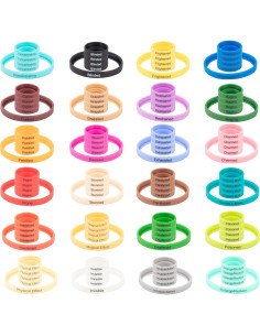 Anillos de Condición Flexibles MONSTER PROTECTORS 120 Pzs 2