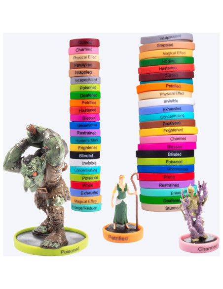 Anillos de Condición Flexibles MONSTER PROTECTORS 120 Pzs