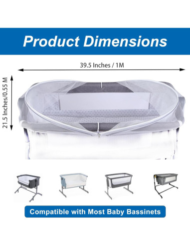 Cubierta de Cuna Portátil Sunjoy Castle con Red Antimosquitos