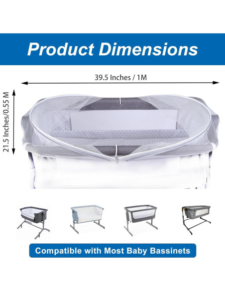 Cubierta de Cuna Portátil Sunjoy Castle con Red Antimosquitos