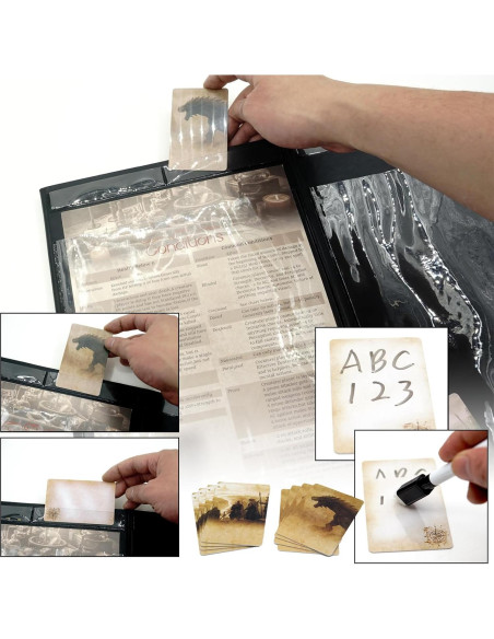 Pantalla DM D&D A-LAND 4 Paneles 93.98 cm Ancho