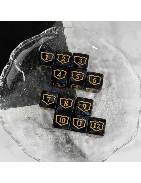 Contadores de Dados MTG 24 Piezas ORUNI Resina Premium