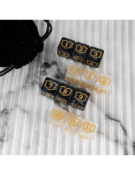 Contadores de Dados MTG 24 Piezas ORUNI Resina Premium