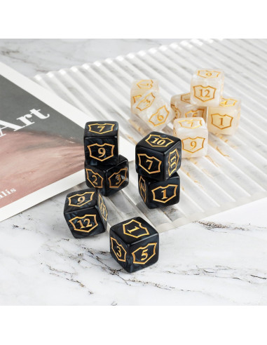 Contadores de Dados MTG 24 Piezas ORUNI Resina Premium
