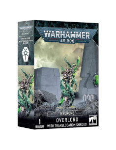 Miniatura Necron Overlord + Manto Translocación Games Workshop