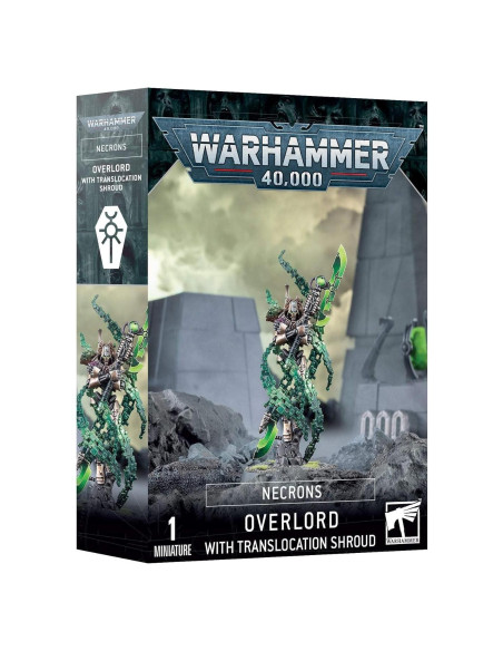 Miniatura Necron Overlord + Manto Translocación Games Workshop