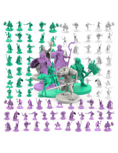 Conjunto de Mini Figuras RPG 102 Pcs - Héroes Míticos